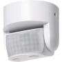 Infrared motion detector EMOS G1240 IP65 for indoor and outdoor use, angle 180°, detection range 12 m, sensitivity 3-2000 lux, also for surface mounting, white