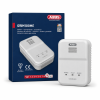 Detector de gas ABUS GWM100ME para gas natural (metano/gas ciudad) con alarma de 85 dB, blanco