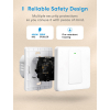 Meross Smart Wall Switch, 1 Way, 1 Channel, Wi-Fi Switch, Compatible with Apple HomeKit Siri, Alexa, Google Assistant and SmartThings (Neutral Wire Required)