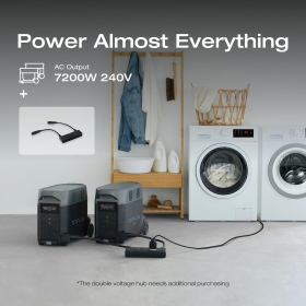EF ECOFLOW DELTA Pro – 3600Wh Power Station, 5 AC Outlets