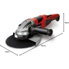 Einhell angle grinder Ø230mm TE-AG 230/2000, 2000W, with additional handle