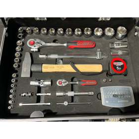 Набор инструментов KS Tools Ultimate Tool Case 1/4" и 1/2", 131 предмет, хромованадиевая сталь