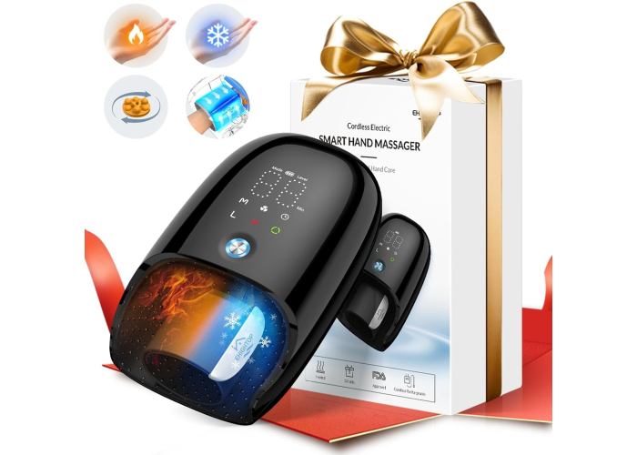 FSA HSA Hand Massager with Kneading Rollers, Massage for Arthritis, Carpal Tunnel Syndrome, Pain Relief FSA HSA Hand Massager with Kneading Rollers, Massage for Arthritis, Carpal Tunnel Syndrome, Pain Relief
