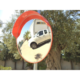 ECM-60o Espejo convexo flexible de 60 cm de diámetro para seguridad vial