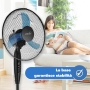 Ardes AR5AM40P: Ventilador de pedestal con mando a distancia y temporizador