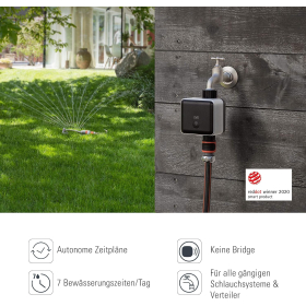 Eve Aqua riego automático de jardín, acceso remoto, sin puente, Bluetooth, HomeKit
