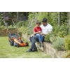BLACK+DECKER cordless lawn mower, 36 V with 2 batteries 36 V 2 Ah, 7 height adjustable from 38 to 100 mm