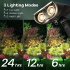 Luces solares para exterior Linkind, 800 lúmenes con 22 LED, 3 niveles de brillo