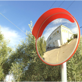 ECM-60o Espejo convexo flexible de 60 cm de diámetro para seguridad vial