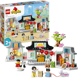 LEGO 10411 DUPLO City Set educativo “Aprende sobre la cultura china” con pandas y figuras familiares