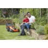 BLACK+DECKER cordless lawn mower, 36 V with 2 batteries 36 V 2 Ah, 7 height adjustable from 38 to 100 mm