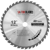TCT30540T Saxton TCT - Hoja de sierra circular para madera 305 mm x 30 mm x diámetro x 40 dientes para Bosch Makita Dewalt