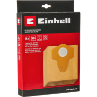 Original Einhell Papierfiltertüten 30 Liter (Packung mit 5 Beuteln)