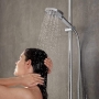 hansgrohe Raindance Select S overhead shower with 3 jet types, round shower (⌀ 120 mm)