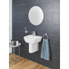 GROHE Eurosmart | Змішувач для ванної - змішувач для умивальника | з тягою, розмір S | 32926002, срібло, хром