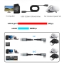 USB 3.2 Gen1 5M/6M/7M Data Transfer + Fast Charging Cable for Meta Quest 1/2/3 Pico 3/4 VR Headsets