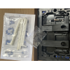 Toilet flush plate, matte black, compatible with Geberit Sigma UP300 / UP320, including actuation mechanism and mounting frame