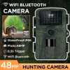 Cámara de vida silvestre WLAN de 48 MP con detector de movimiento, cámara de caza
