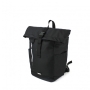 Stylish backpack with laptop compartment, black