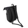 Stylish backpack with laptop compartment, black