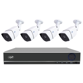 AHD Videoüberwachungskit PNI House PTZ1350 Full HD - NVR und 4 Außenkameras 2MP Full HD 1080P