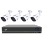 Kit de videovigilancia AHD PNI House PTZ1350 Full HD - NVR y 4 cámaras exteriores 2MP Full HD 1080P