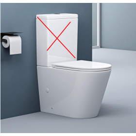 doporro 108T design floorstanding WC rimless with automatic lowering