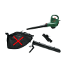 Aspirador y soplador de hojas Bosch UniversalGardenTidy, 3000 W, bolsa recolectora de 50 L