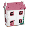 Playtive wooden dollhouse »Cabinet«, three floors, foldable