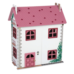 Playtive Holz Puppenhaus »Cabinet«, drei Etagen, aufklappbar