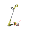 RYOBI 18 V ONE+ Cordless Grass Trimmer RLT183220S (25-30 cm Cutting Width, 3-Way Cutting Angle Adjustment, Telescopic Style for Comfortable Working Position, Includes 1 x 2.0 Ah Battery and Charger)