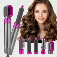 Welikera Curling Iron 5-in-1 Curling Iron Set, Hot Air Styler Hair Dryer Comb