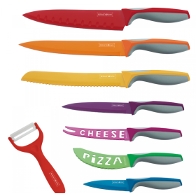 Різнокольоровий набір ножів з лінії Royal Line, 7 предметів