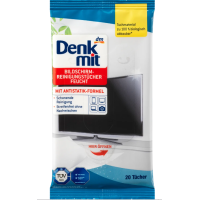 Toallitas húmedas Denkmit para limpieza de pantallas, 20 unidades
