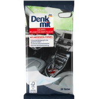 Toallitas húmedas Denkmit para el cuidado del coche, 20 piezas