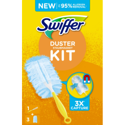 Щітка магніт для збирання пилу Swiffer duster, піпідастр з 3-ма змінними насадками