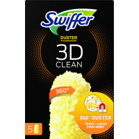 Запаски для швабры 3D Clean Swiffer 360° Duster , 5 шт, Германия