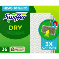 Replacement dry cloths for Swiffer dry mop, 36 pieces