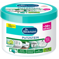 Universelle Paste mit Kalk zur Reinigung von Bad, Küche und verschiedenen harten Oberflächen Dr. Beckmann PutzStein 550 g