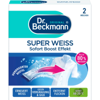 Bleichmittel zur Wiederherstellung der weißen Wäschefarbe Dr. Beckmann