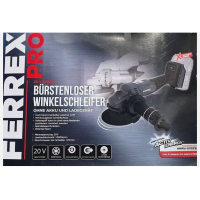 Winkelschleifer mit Lithium-Ionen-Akku FERREX PRO 20 V r 125 mm Ø ohne Akku und Ladegerät