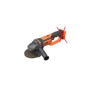 Угловая шлифовальная машина Black+Decker BCG720N - 18 В, диск 125 мм, плавный пуск