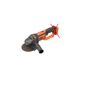 Angle grinder Black+Decker BCG720N – 18 V, 125 mm disc, soft start