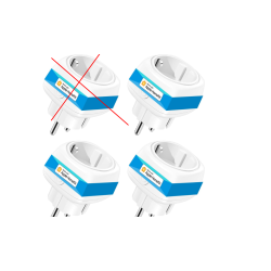 Набір із 3 смарт-розеток Meross WLAN, сумісних із Apple HomeKit WiFi Plug із голосовим керуванням і дистанційним керуванням, 10 ампер, без концентратора