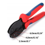 PowMr MC4D-7 tool set for MC4 crimping (2.5 - 6.0 mm2) LY-2546B
