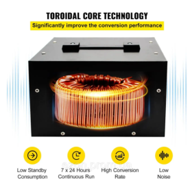 Voltage converter pure sine wave inverter 2000W charger inverter 10A