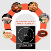 Table induction cooker Heiko YH-062 2200W black