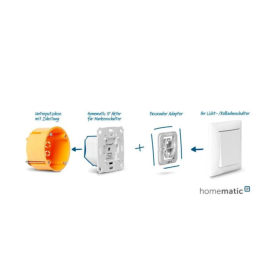 Homematic IP roller shutter actuator for IP20 brand switches, controllable via app, 500 VA