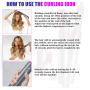 Welikera Lockenstab 5-in-1 Curling Iron Set,Hot Air Styler Hair Dryer Comb