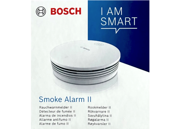 Bosch Smart Home II Rauchmelder, mit App-Funktion und wechselbarer Batterie, kompatibel mit Apple HomeKit Bosch Smart Home II Rauchmelder, mit App-Funktion und wechselbarer Batterie, kompatibel mit Apple HomeKit